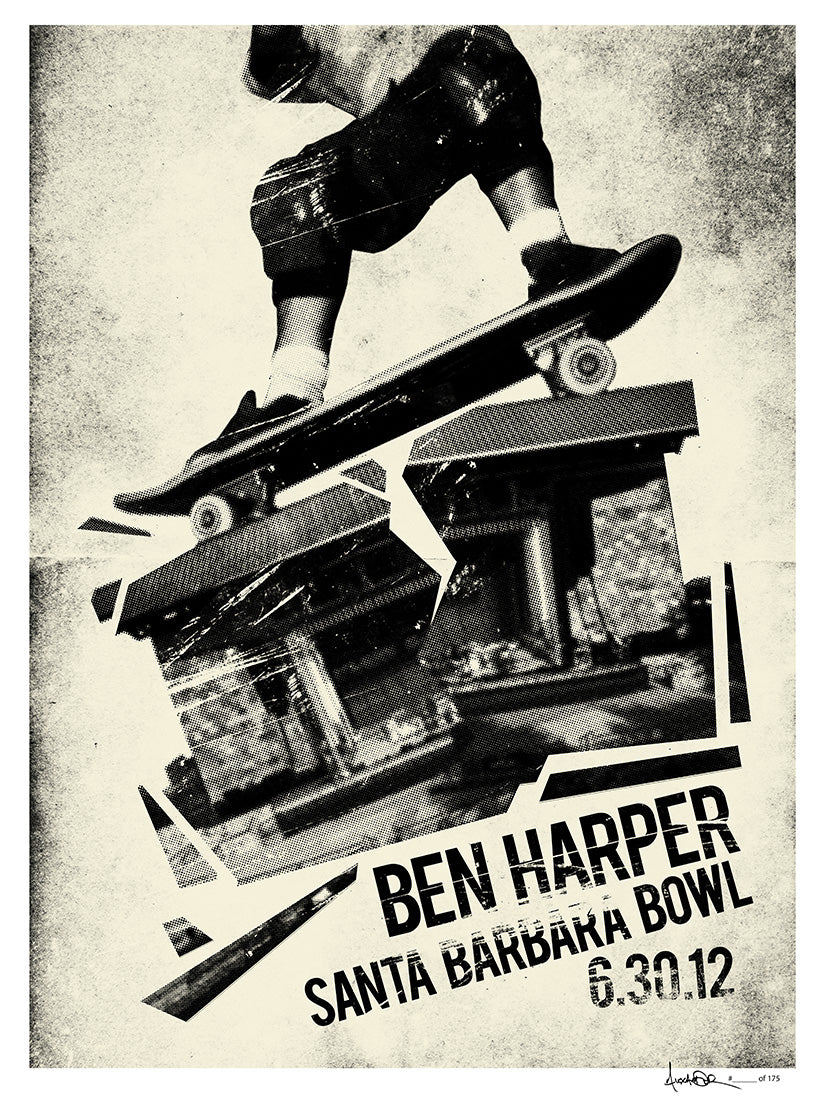 Santa Barbara Bowl 2012 Tour Poster
