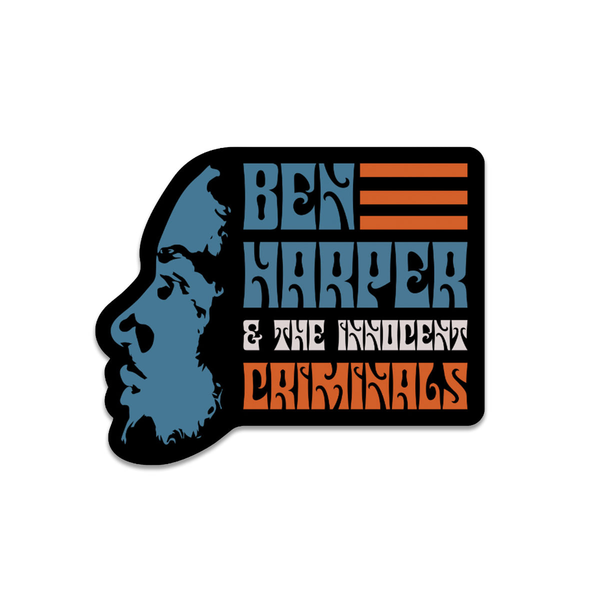 Profile Die-Cut Sticker [Back in Stock!] – Ben Harper Shop